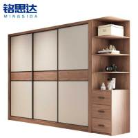 铭思达木质衣柜2米+边柜套