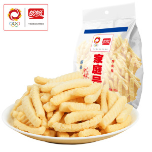 盼盼家庭号虾条(烤肉味)100g*5袋 休闲零食膨化网红零食怀旧虾条下午茶解馋小吃