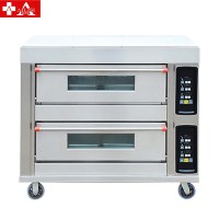 埃利斯(AILISI)商用厨房商用高温烤箱 披萨蛋糕面包西餐后厨 大型月饼烘炉 电烤箱两层四盘电脑款