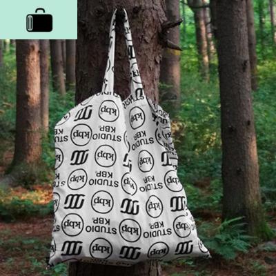 韩国ins红人款 文艺字母kbp购物袋 帆布袋单肩包NEW LAKE 白色女士单肩包