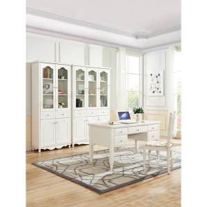 森美人Gangwon简约玻璃书柜置物架收纳储物两/三/四组合书橱