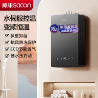 帅康(sacon)16G825燃气热水器16升速热家用防倒风防冻水伺服控温ECO节能低水压启动变频恒温快热式热水器天然气
