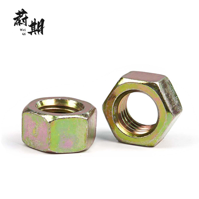 蔚期 GB6172.1彩锌六角薄螺母 M12 个