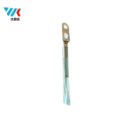 沃美锐 地线铜鼻子 配弹簧热缩套70平方双孔 个