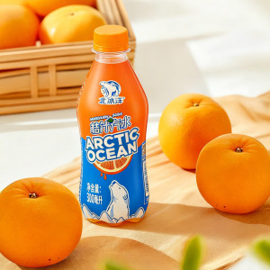 北冰洋桔汁汽水300ML*24PET瓶老北京碳酸饮料