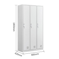 合满丰三门更衣柜 900*420*1800HMF-6/个