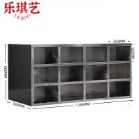 乐琪艺双面换鞋柜24格个