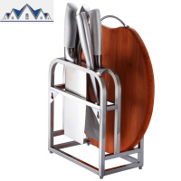 不锈钢砧板架菜板架案板架厨房用品置物架刀座收纳架刀具架子刀架 三维工匠