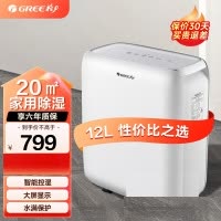 格力(GREE)除湿机静音低噪卧室客厅宿舍用可24H定时12L/天 2-20㎡ DH12EN