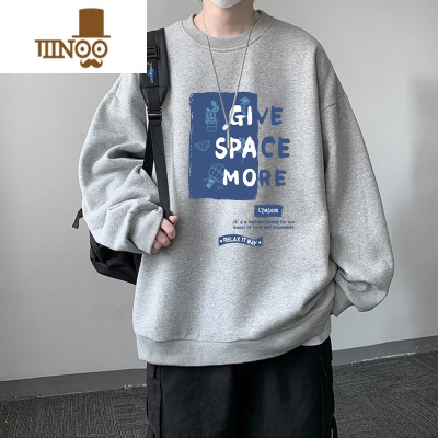 YANXU初中高中生卫衣青少年男装帅气学生潮流套装新款外套上衣服