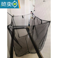 敬平护衣袋防掉网兜户外高层晒衣服防丢防风吹落网布护洗袋防高空坠物 黑色(蜂窝状1.2x0.8米) 黑色