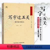 [正版]满2件减2元写字过五关教学参考用书中小学生硬笔书法入门教程成人儿童基础训练等级考试中小学教师练字硬笔钢笔楷书临