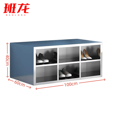 班龙不锈钢鞋柜双面12格个
