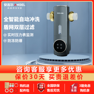 安吉尔前置过滤器家用智能盾网自动涡轮反冲洗全铜自来水大流量净水器J3525