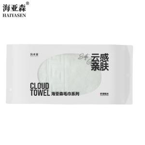 海亚森阿瓦提长绒棉轻柔抹布两用单条装(白色)34*72cm 100g (计价单位:条)TK-1028