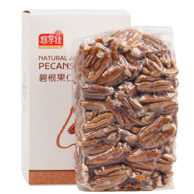 悠享佳_碧根果仁400g-原味生坚果零食特产休闲食品烘焙用干果孕妇天然原味400g