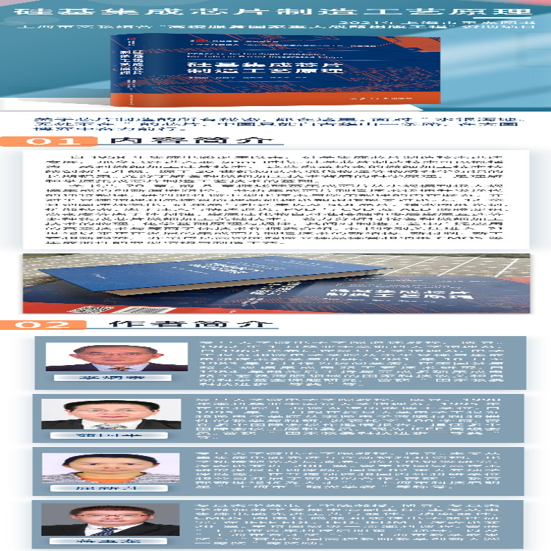 [M]硅基集成芯片制造工艺原理 李炳宗,茹国平,屈新萍,蒋玉龙 著 -9787309149951