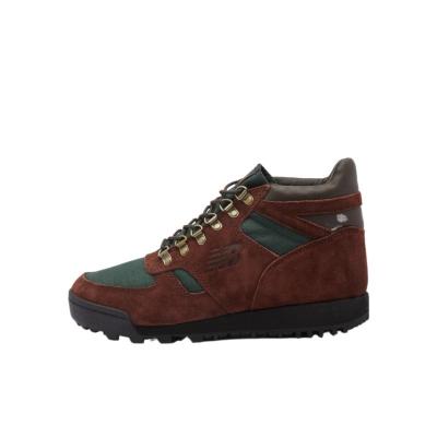 新百伦(New Balance)高帮防水防滑耐磨户外徒步男鞋绒面皮帆布远