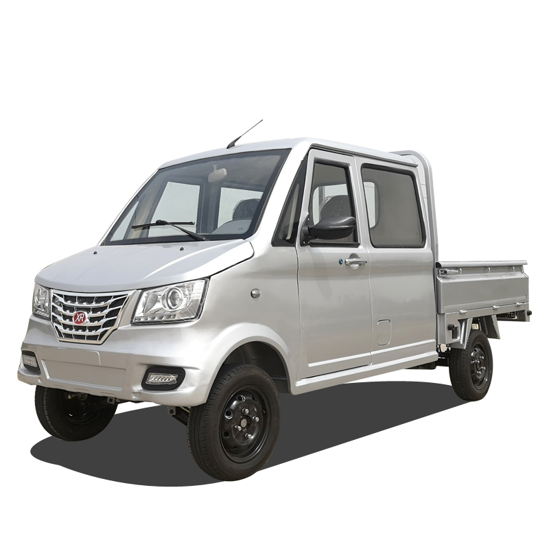 新款全封闭汽车轿车电动四轮车成人代步车电动汽车快递小货车皮卡油电