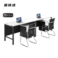 盛铁达 并排两人位办公桌2400*600*1100mm STD-XXTJ37 张