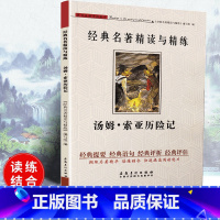 [正版]可一经典名著精读与精练 汤姆·索亚历险记 小学初高中生适用学生读练结合快速提高阅读能力解读经典含参考答案安徽美
