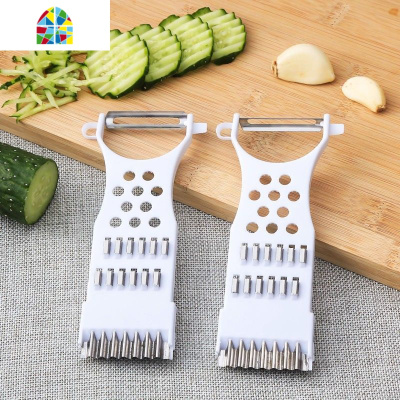 多功能切菜器刨丝器土豆丝切丝器擦丝器切菜厨房家用削皮刀 FENGHOU 大号多功能切菜器1个装