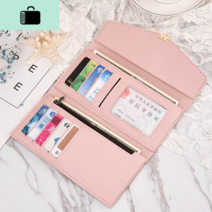 放手机的小包女简约装卡小包多功能钱包小款小巧超薄长款小清新软NEW LAKE