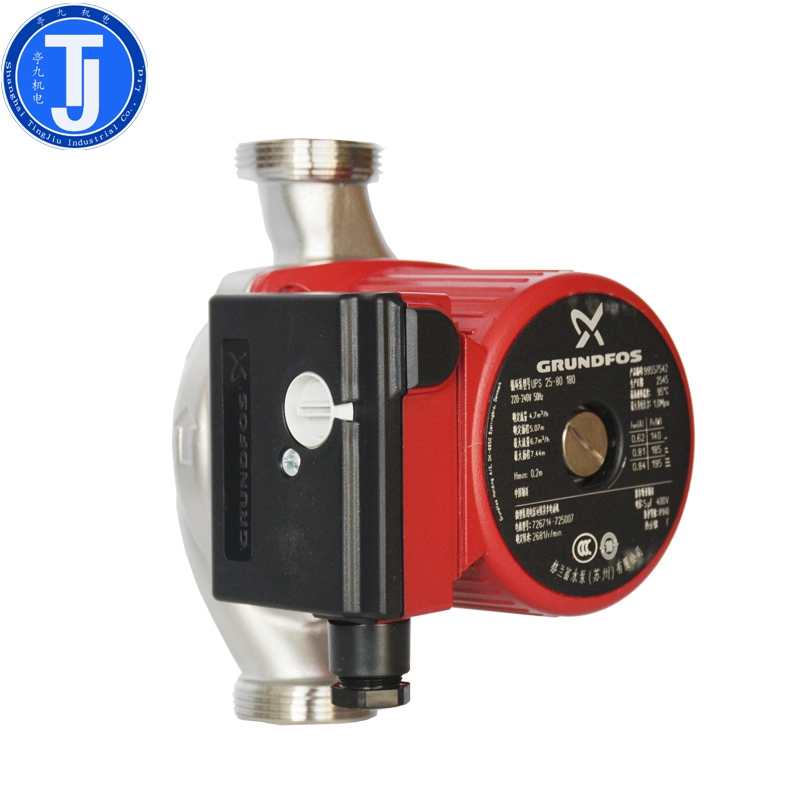 丹麦格兰富水泵UPS32-80低噪音型地暖锅炉暖气空调循环泵增压泵不锈钢款