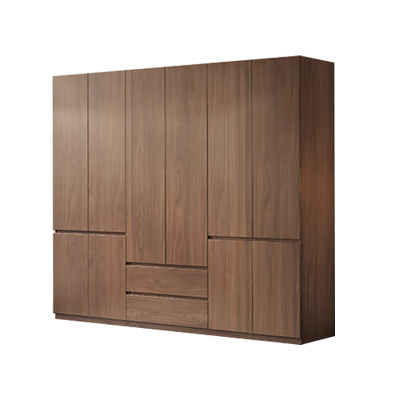 苏宁 质凡 实木衣柜卧室家用出租房用实木衣柜简约/ZF-YG016/2400*600*2000