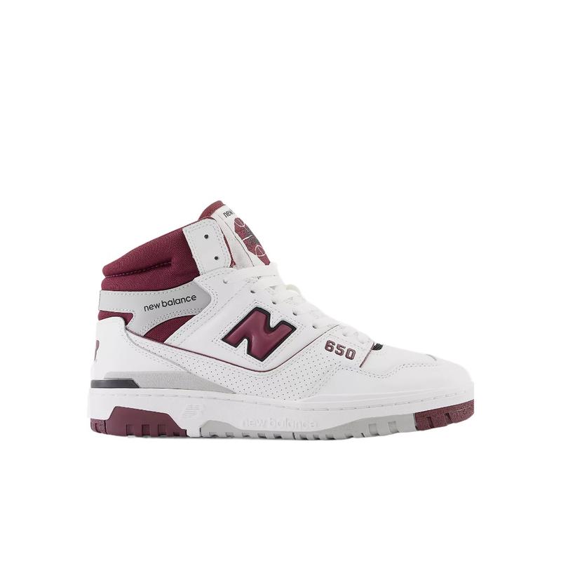 新百伦(New Balance)高帮跑鞋男鞋皮革材质透气舒适休闲运动鞋