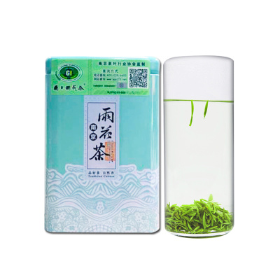 聚宁JUNING茗茶南京雨花茶2021新茶南京特产炒青绿茶50g罐装特级一等原产地认证