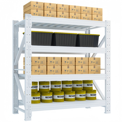 凌迪星中型货架1.2*0.6*2m(300kg)组