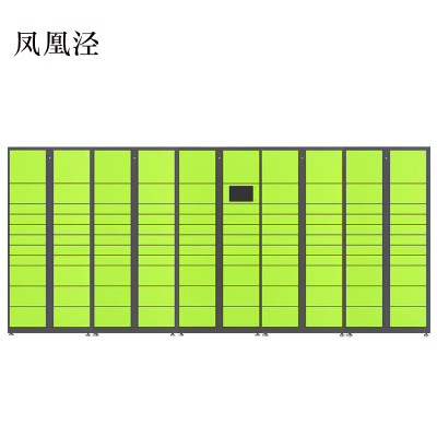 凤凰泾智能快递柜小区快递自提柜派件柜室外寄存柜信报箱储物柜一主四副109格