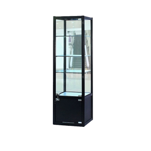 翌嘉YJ4123104 玻璃展柜奖牌奖杯展示柜展架模型产品陈列柜 500*500*1800