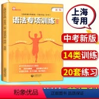 英语 初中通用 [正版]2024上海市初中中考英语语法专项训练初中毕业学业考试中考语法专项训练英语科上海教育出版社初一初
