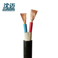 沈迈 铜芯软电线 ZC-VVR-0.6/1kV-2*4平方 1米