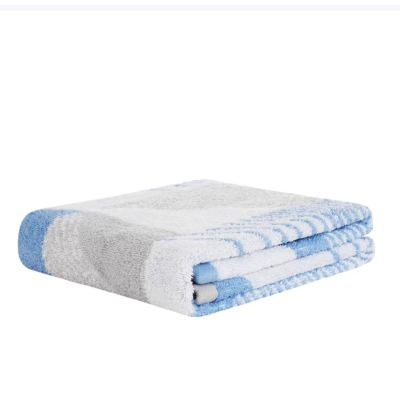 全棉时代简单生活乐享系列纯棉洗脸巾家用吸水毛巾柔软速干(DKH) 乐享-慕格蓝 1条