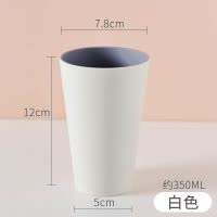 漱口杯家用简约刷牙杯创意便携牙缸牙桶洗漱杯情侣一对牙刷杯套装 三维工匠 欧深蓝1个+北欧浅蓝1个+北欧粉1个