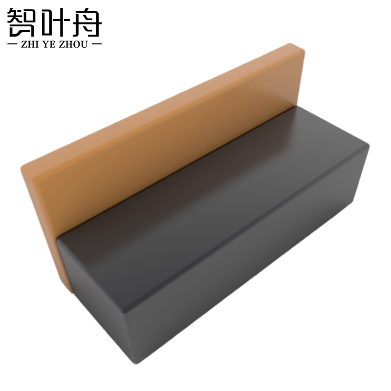 智叶舟会客沙发双人位150*60*70cm张