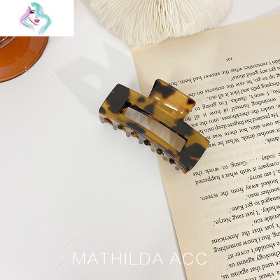 怒推~韩国东大百搭优雅大号抓夹复古气质通勤发抓发卡成人发饰你那么美新增宝石白7.5cm发夹