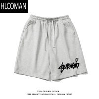 HLCOMANvibe美式字母印花直筒休闲短裤男夏季潮牌宽松百搭运动篮球五分裤