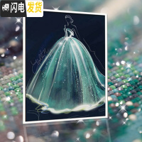 三维工匠结婚2019新款婚纱5D水晶钻石画情侣满钻客厅点粘钻贴钻 高端方钻[满钻全贴]画布40*50厘米[送多头点十字绣
