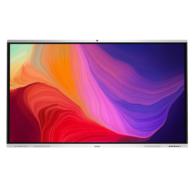 海尔 平板电视 75英寸 H75E61 4K超清移动会议室无线投屏显示屏商用会议触控一体机 红外触控 1600万摄像头