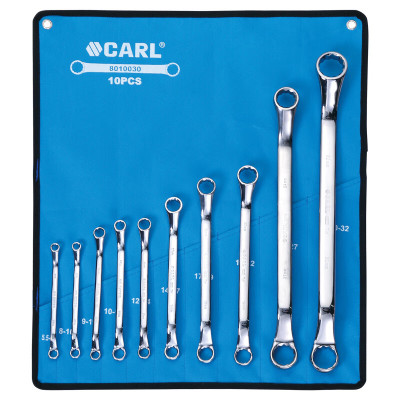 卡尔 航空级全抛光双梅花扳手组套