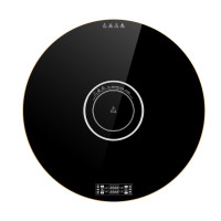 先科电磁炉火锅暖菜板家用饭菜保温桌面加热餐桌电动转盘+90cm黑色