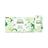 [9月生产]伊利 味可滋利乐钻茉莉花茶奶茶200ml*10盒/箱 礼盒装 风味早餐伴侣