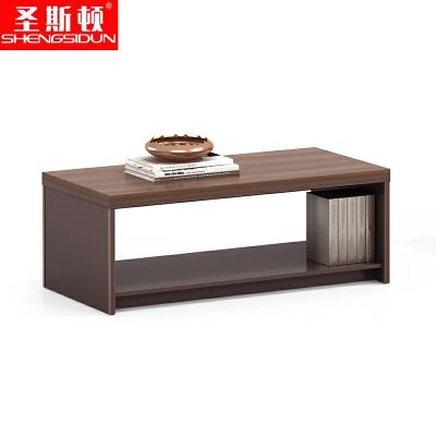 圣斯顿AT-14170现代简约长茶几1400*700*600mm红橡+咖啡色