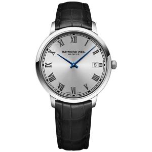 Raymond weil雷蒙威瑞士石英男士皮带手表mm银盘商务防水男表 No_Color