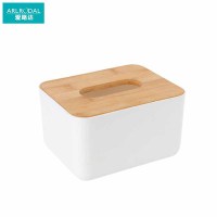 爱路达 收纳盒竹盖 纸巾盒抽纸盒长款S-14*9*8cm/个