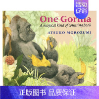 一只大猩猩 [正版]Go Away Mr Wolf & One Gorilla 走开野狼先生 一只大猩猩 廖彩杏书单绘本